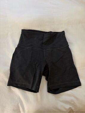 Lululemon High-Waist Dark Grey Women's Active Shorts